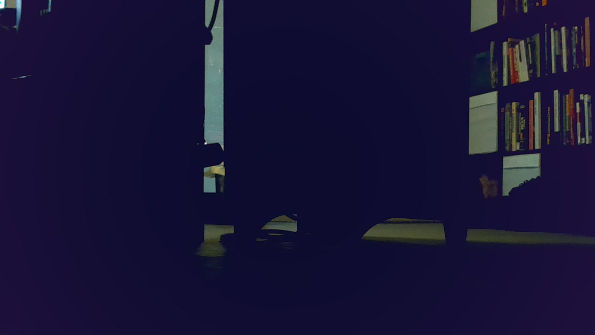 The first image captured from a real Scout robot's onboard camera